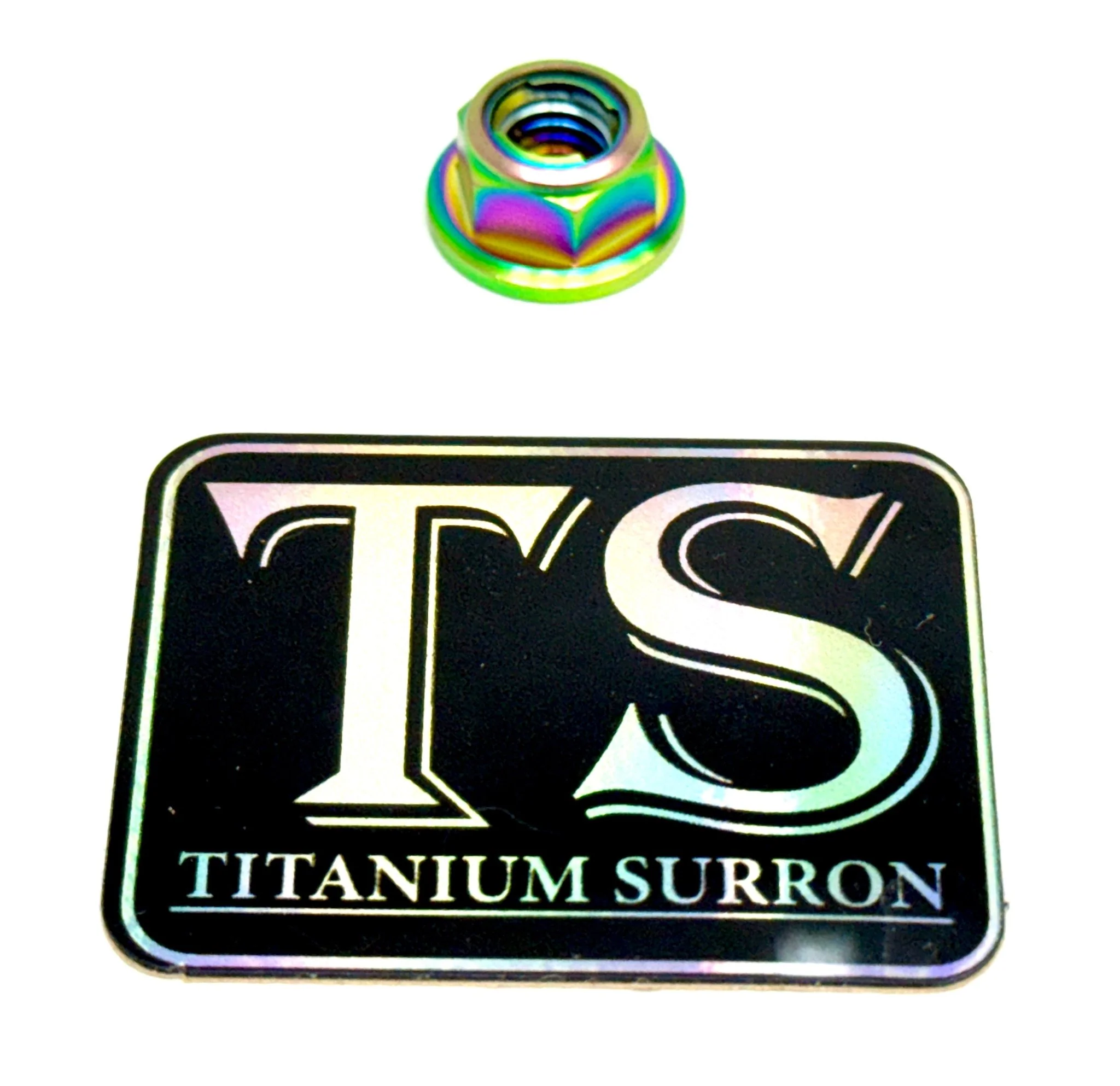 Titanium Lock M8 Nut - M8x1.25 - Image 3