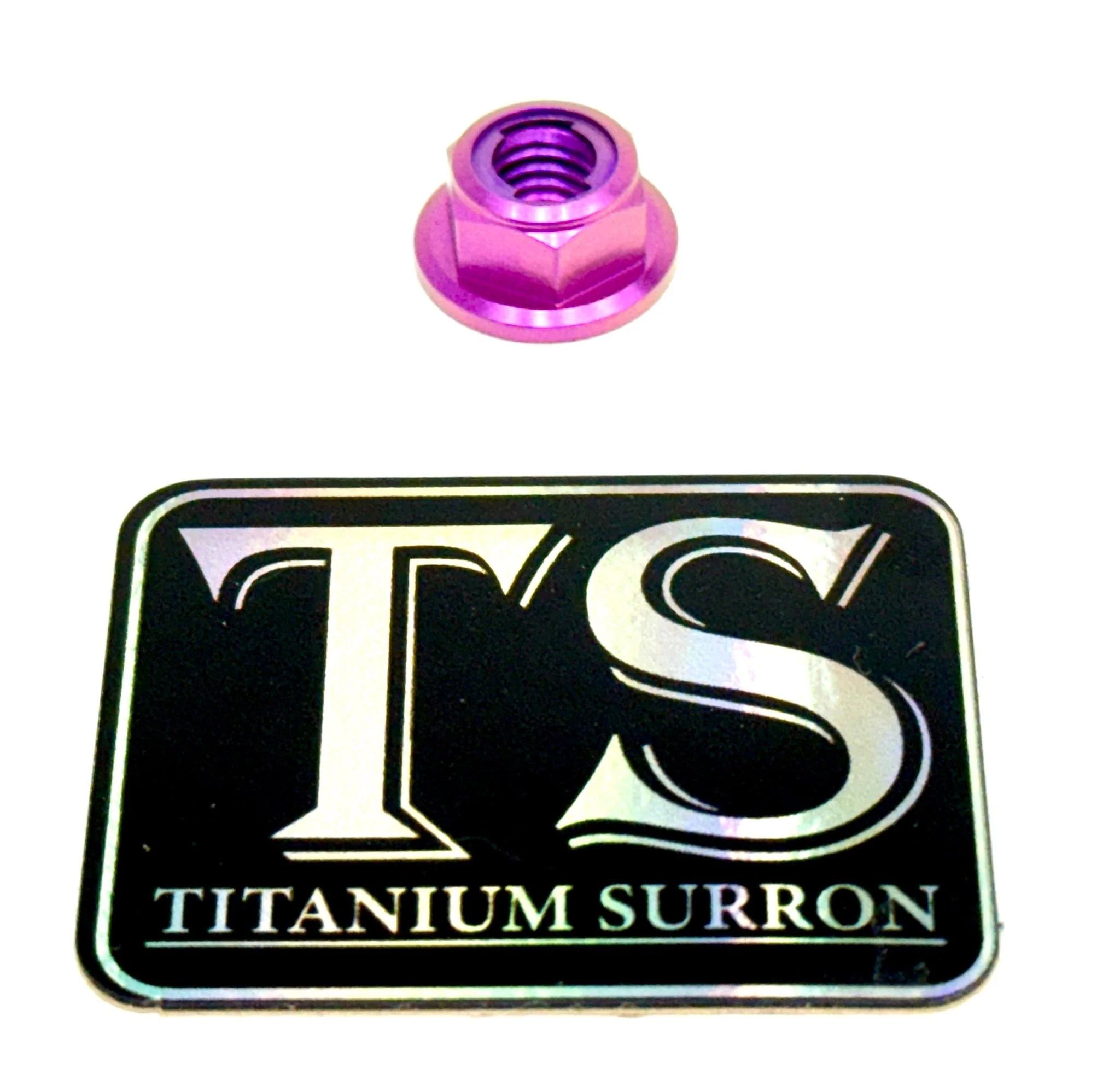 Titanium Lock M8 Nut - M8x1.25 - Image 5