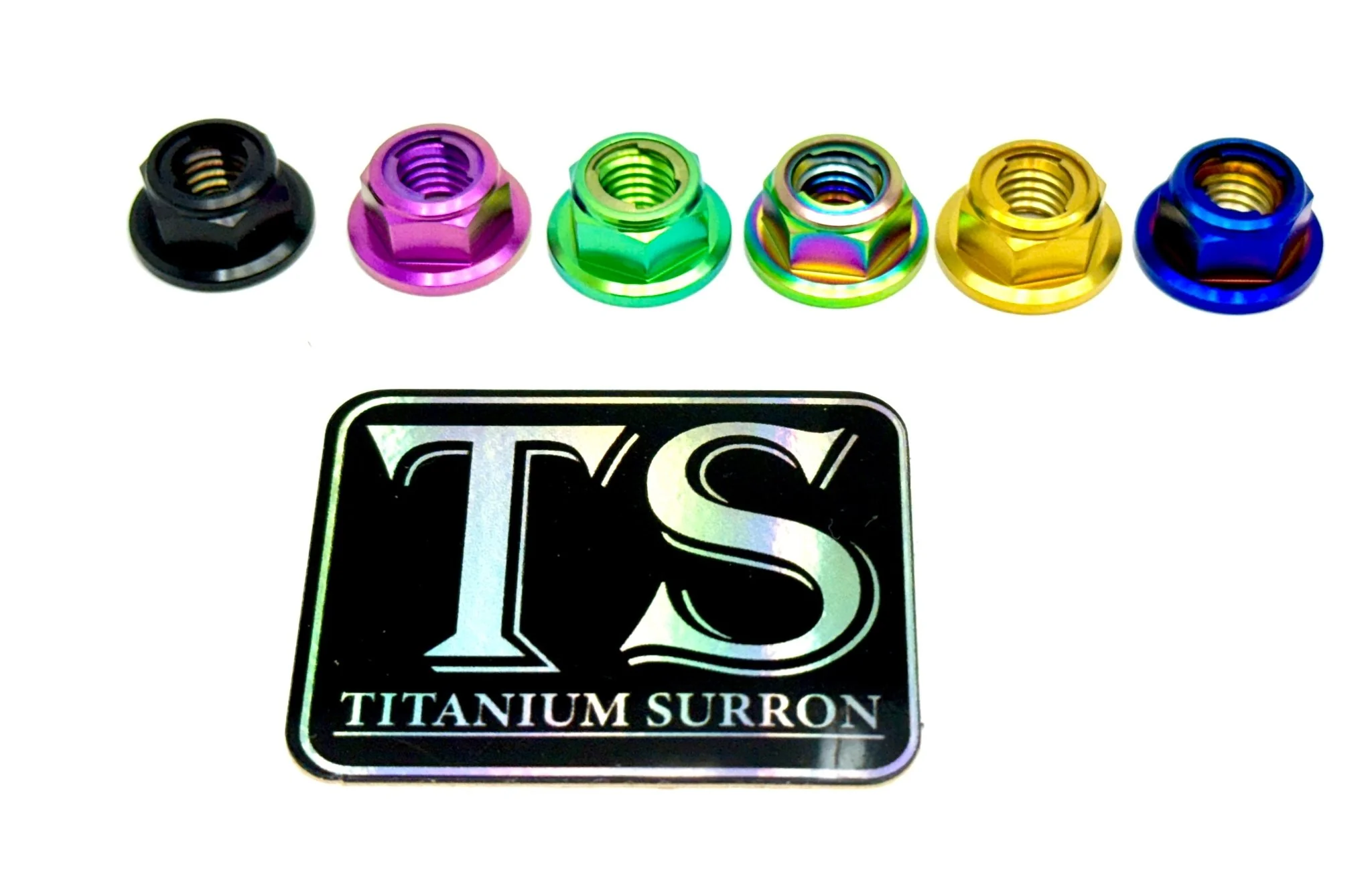 Titanium Lock M8 Nut - M8x1.25 - Image 7