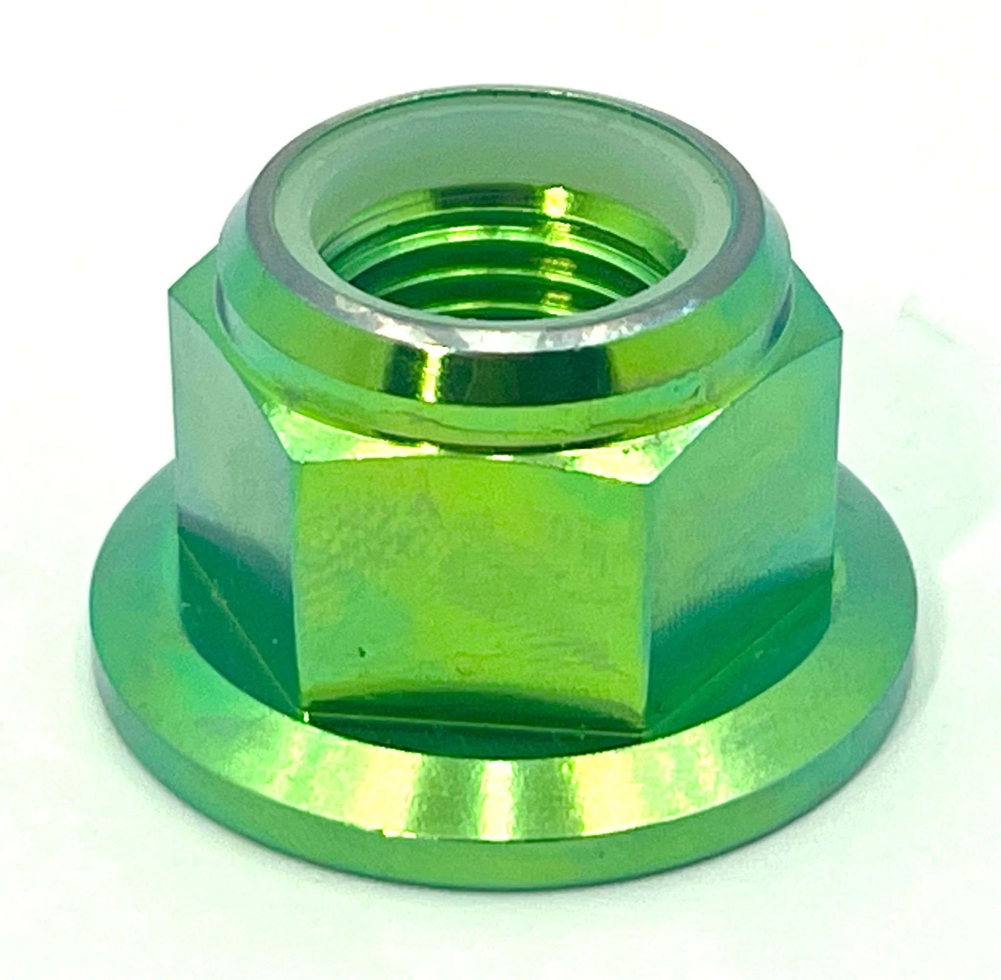 Anodized Titanium Nylock Nut - M12x1.25 - Image 4
