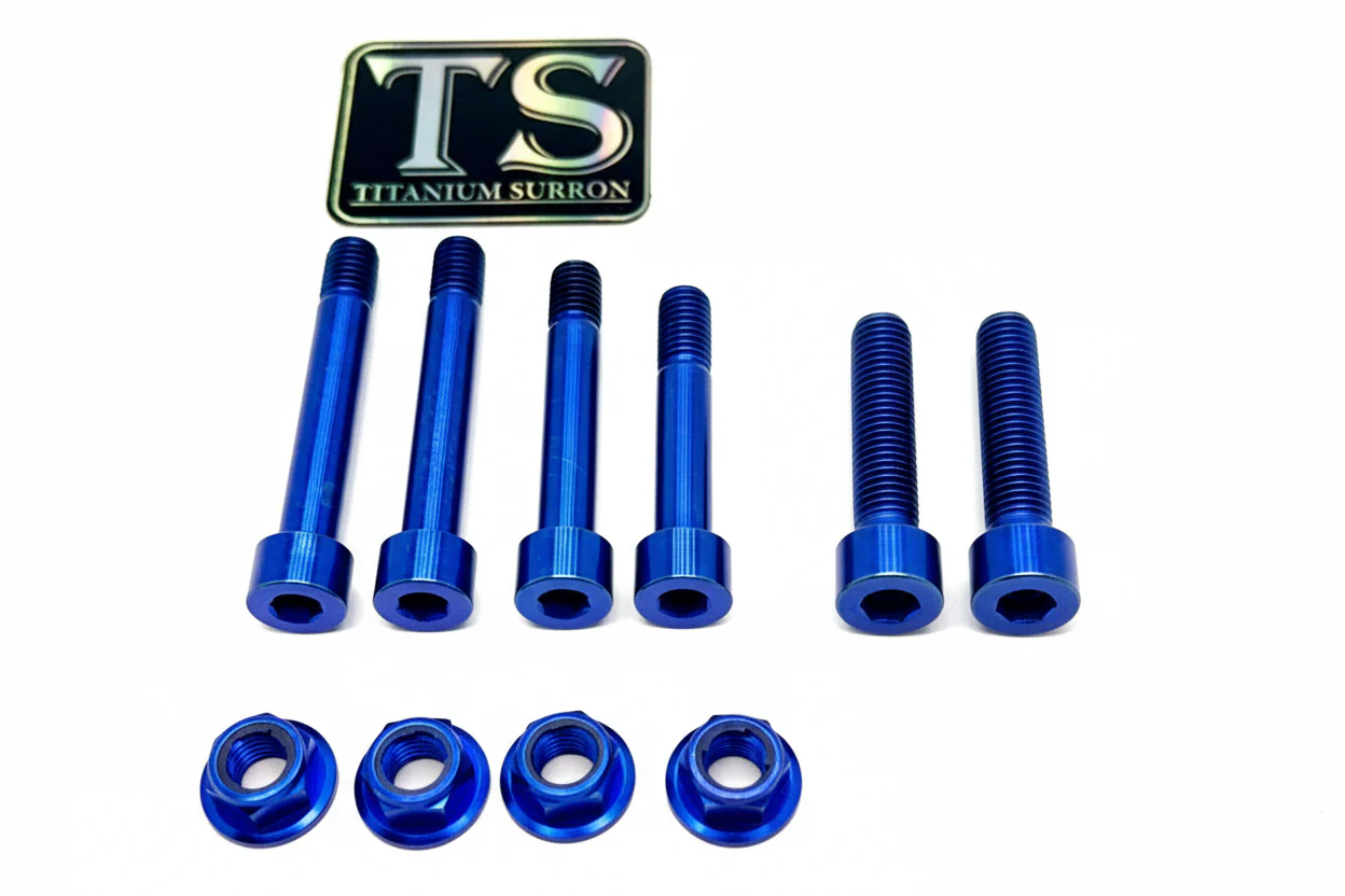 Titanium Rear Suspension/ Linkage Bolt Kit for Surron LBX & Segway X260 - Image 18