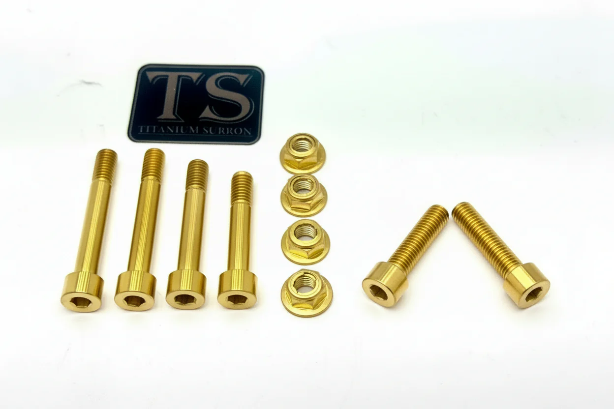 Titanium Rear Suspension/ Linkage Bolt Kit for Surron LBX & Segway X260 - Image 7