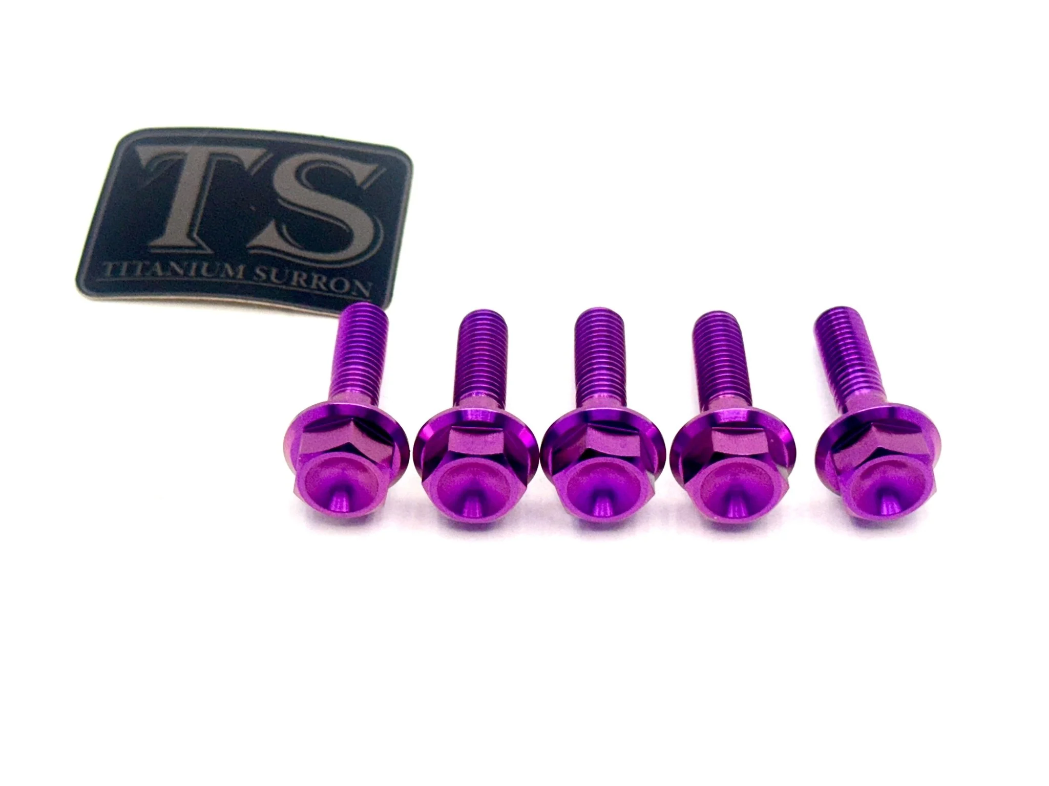 Titanium Rear Sprocket Bolts - E-Moto - Image 3