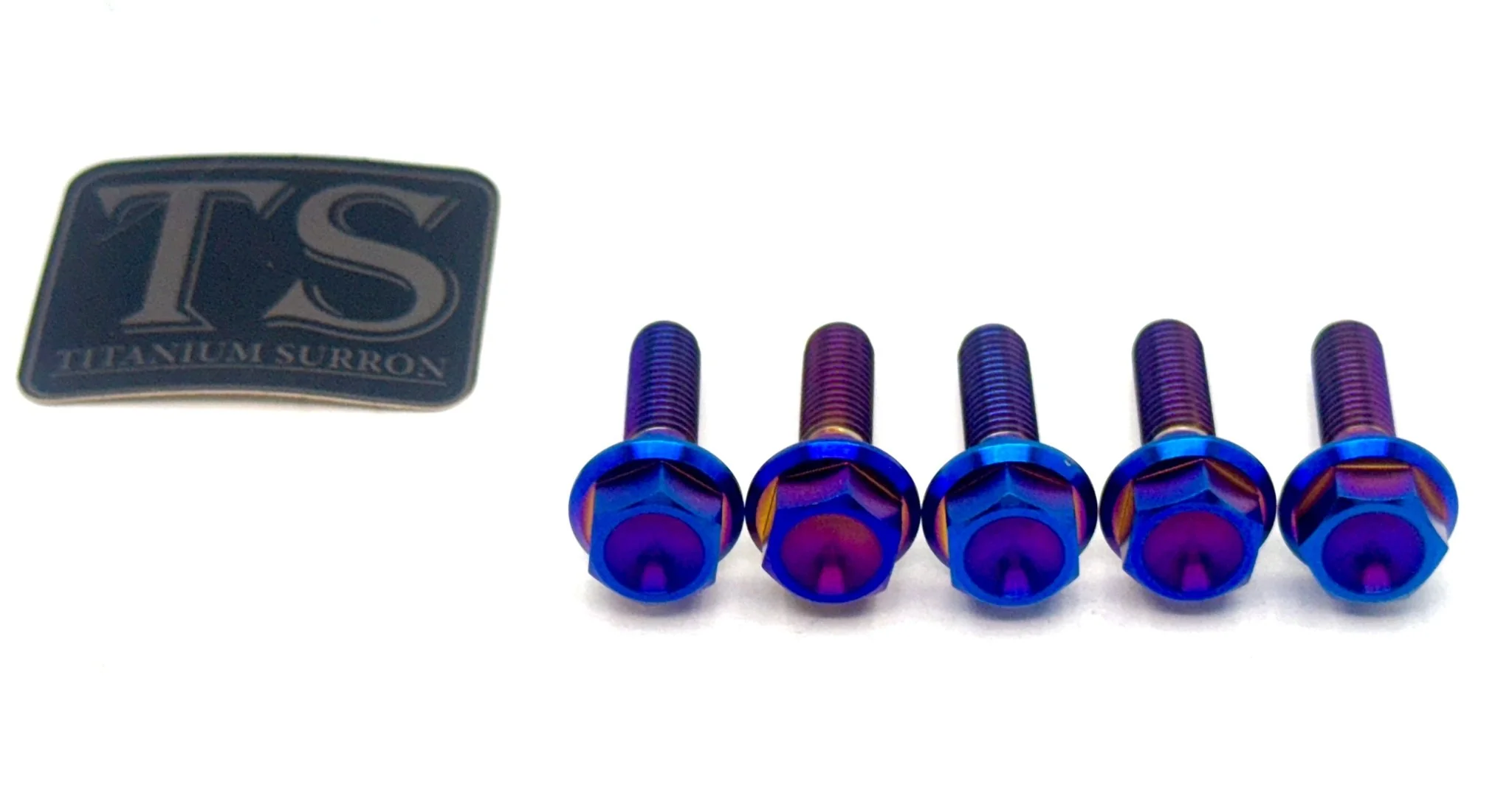 Titanium Rear Sprocket Bolts - E-Moto - Image 5