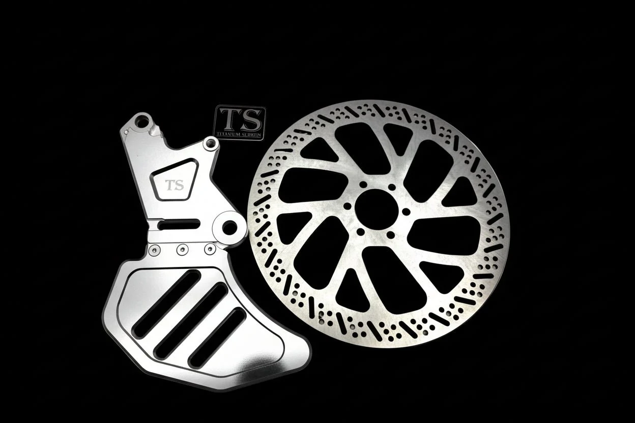 Surron Ultra Bee 240mm/ 3.3mm Rear Rotor and Bracket for Light Bee - Image 3